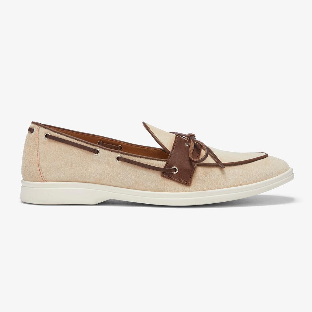 Men's Sandstone Suede Barca Yacht Loafer Men's Footwear by Del Toro Shoes – Don't Panic Shoes