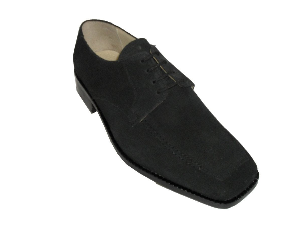 Men's Suede Leather Black Oxford Lace - Up Formal Dress Shoes Shoes by Libertyzeno – Don't Panic Shoes