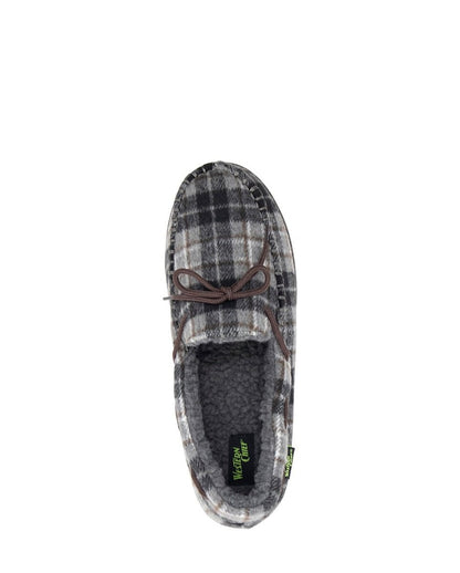 Men's Sumner Plaid Slipper - Gray Slippers by Western Chief Men's – Don't Panic Shoes