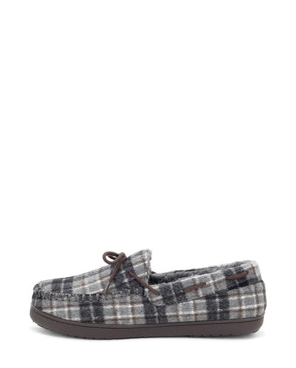 Men's Sumner Plaid Slipper - Gray Slippers by Western Chief Men's – Don't Panic Shoes