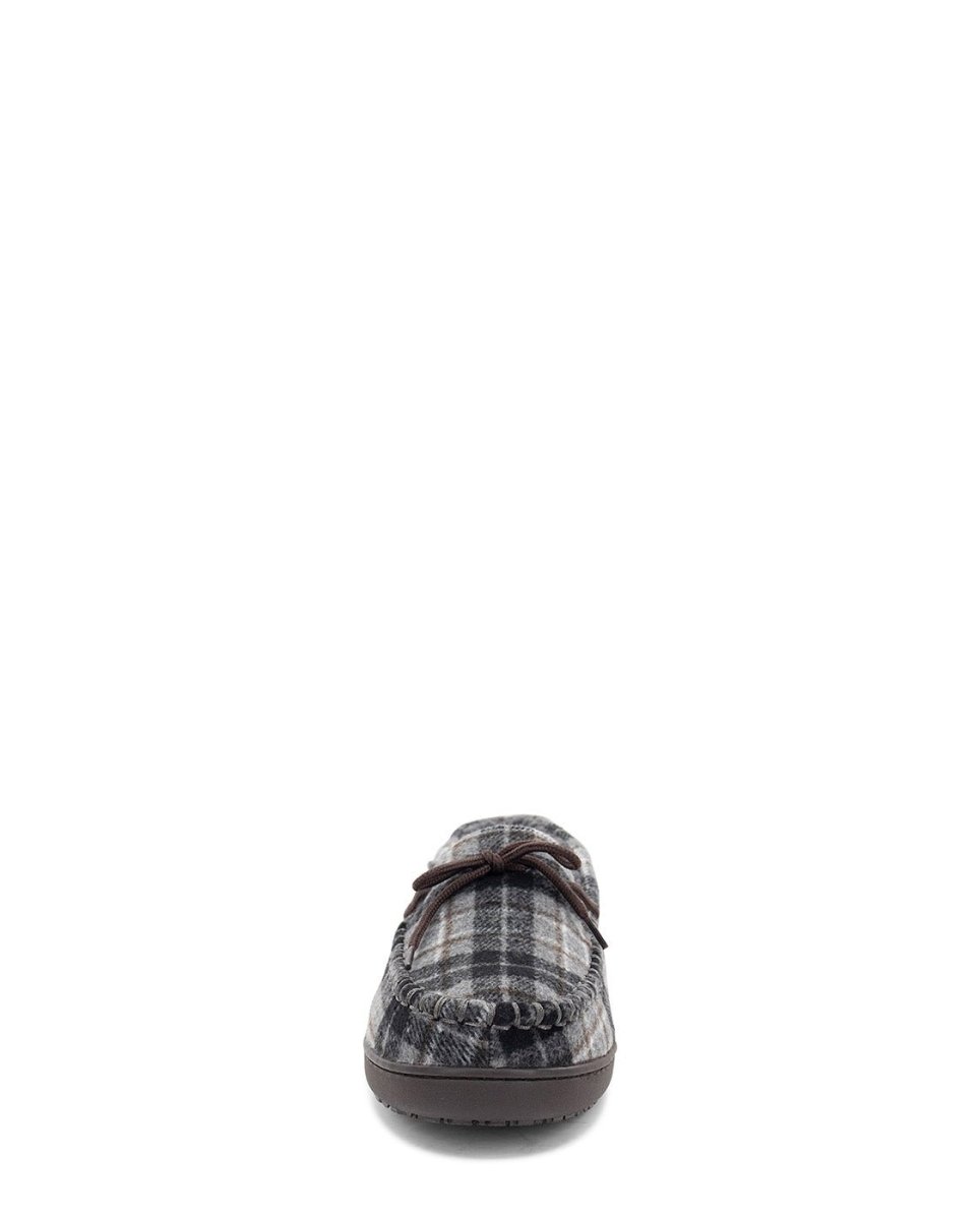 Men's Sumner Plaid Slipper - Gray Slippers by Western Chief Men's – Don't Panic Shoes