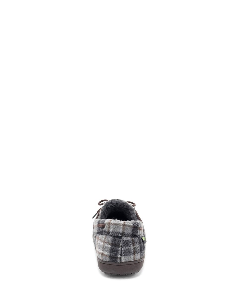 Men's Sumner Plaid Slipper - Gray Slippers by Western Chief Men's – Don't Panic Shoes