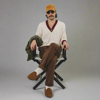 Men's Teddy Textured Suede Milano Loafer Men's Footwear by Del Toro Shoes – Don't Panic Shoes