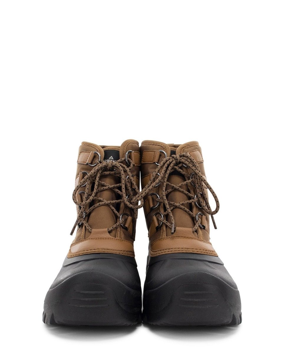 Men’S Waterproof Snow Boot Tan Thinsulate Insulated Foam Staheekum Men's Snow Boots by Staheekum Men's – Don't Panic Shoes