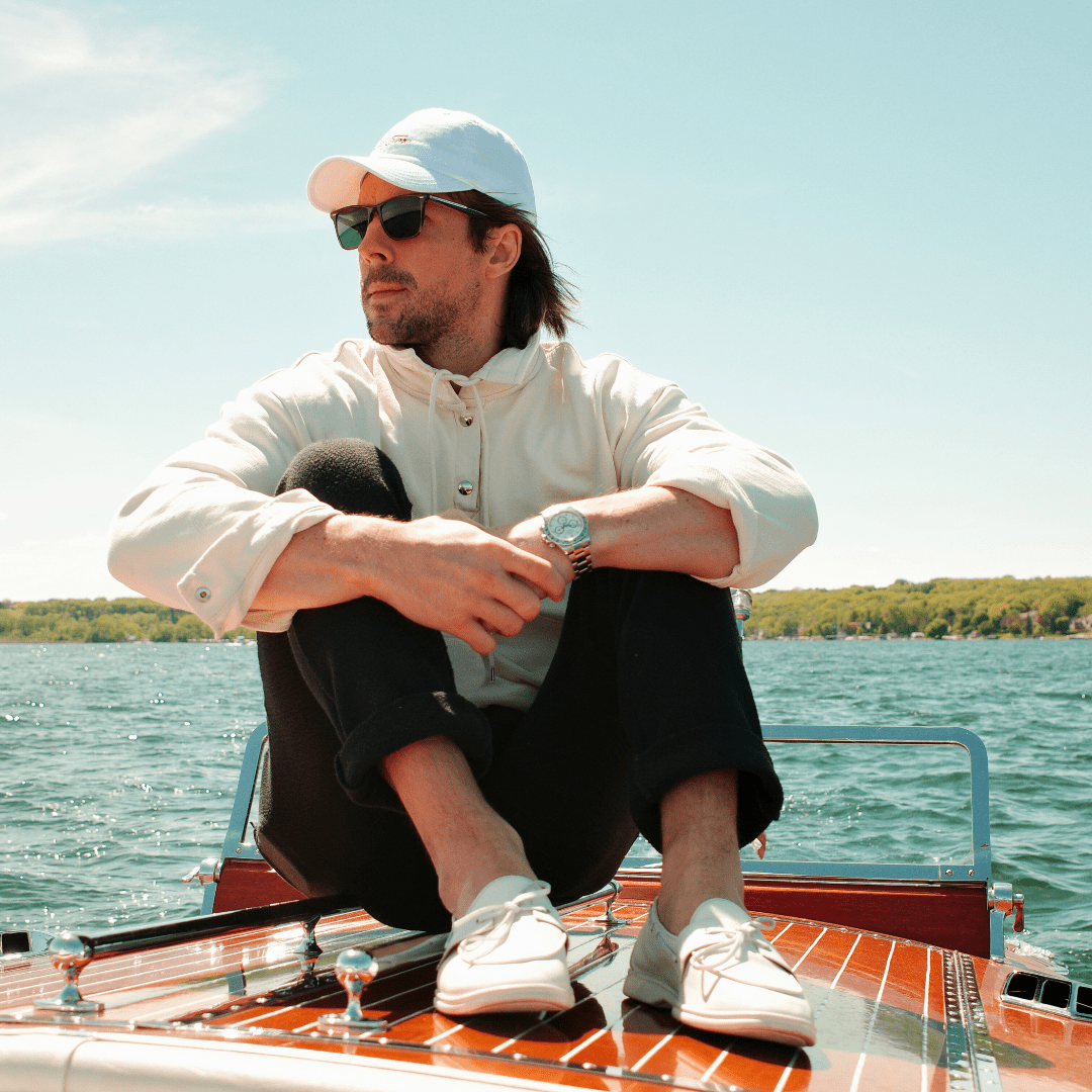 Men's White Pebbled Leather Barca Yacht Loafer Men's Footwear by Del Toro Shoes – Don't Panic Shoes