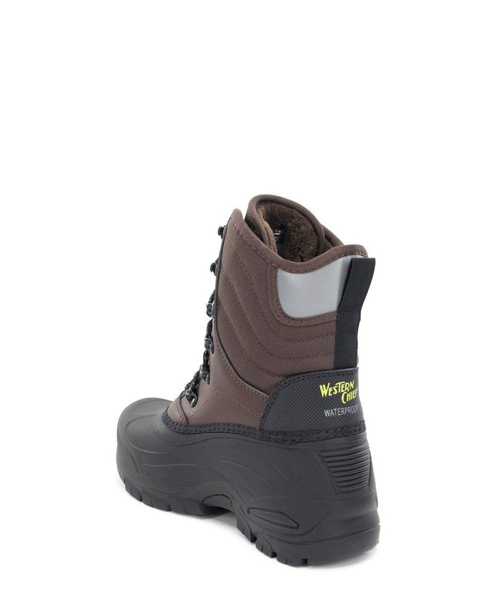 Men's Yukon Mid Cold Weather Boot - Brown Snow Boots by Western Chief Men's – Don't Panic Shoes