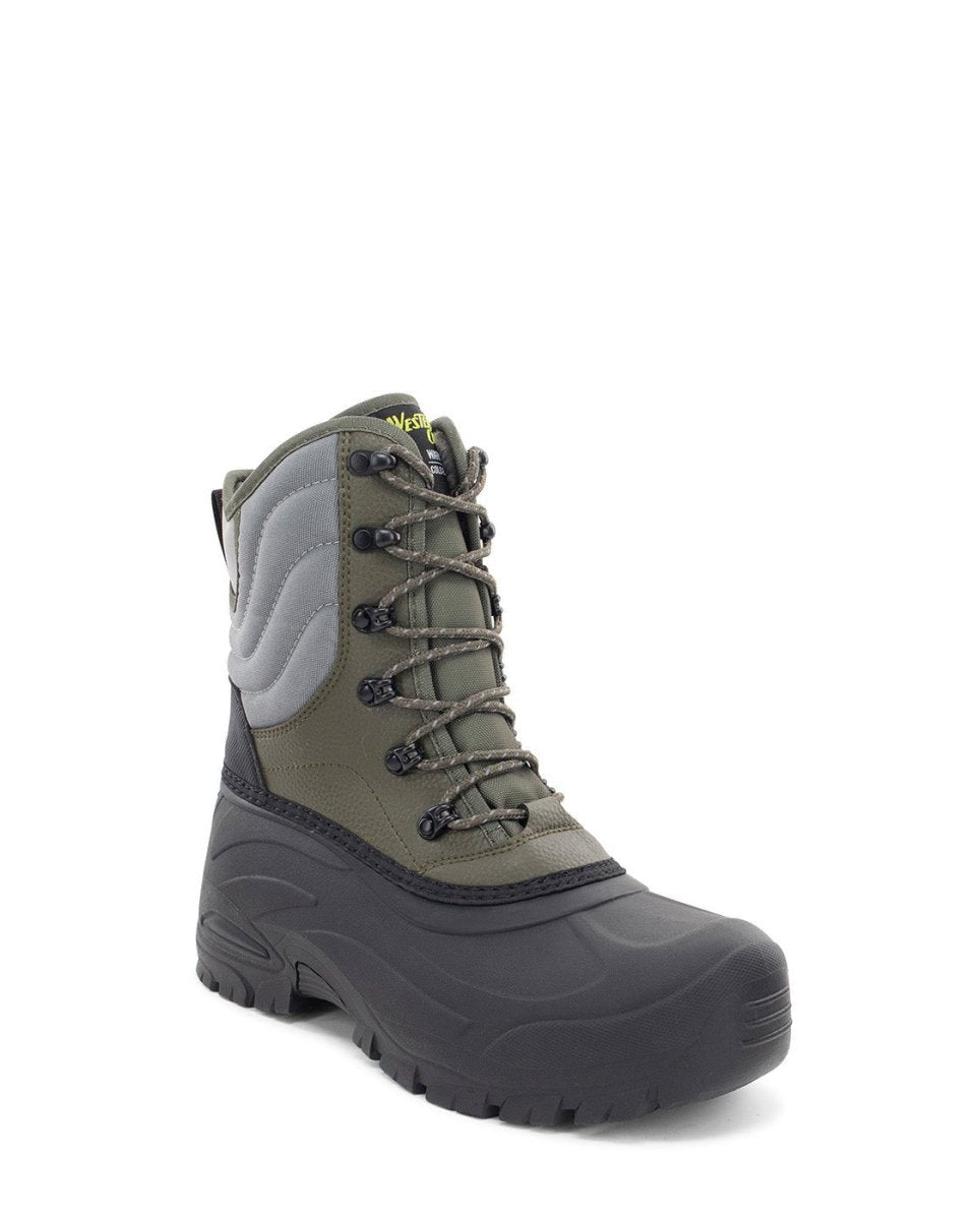 Men's Yukon Mid Cold Weather Boot - Olive Snow Boots by Western Chief Men's – Don't Panic Shoes