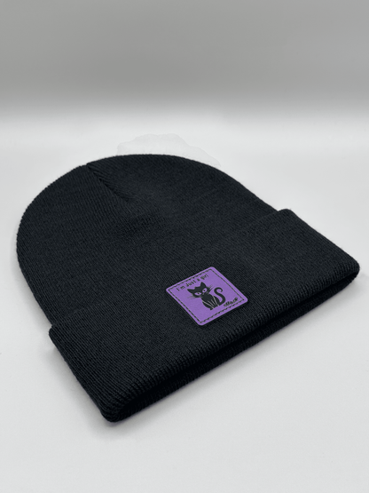 Meowgical Im Just A Girl Cat Beanie Halloween Knit Beanie by Haakwear Usa – Don't Panic Shoes