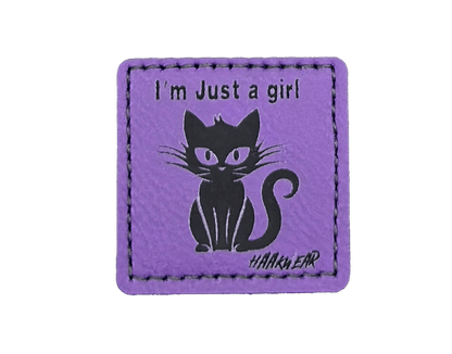 Meowgical Im Just A Girl Cat Beanie Halloween Knit Beanie by Haakwear Usa – Don't Panic Shoes