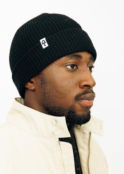 Merino Cardigan Stitch Beanie Merino Wool Lightweight Accessories by American Trench – Don't Panic Shoes