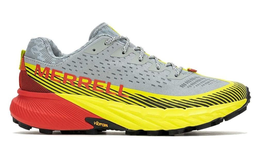Merrell Agility Peak 5 Lightweight Performance Trail Running Shoe Men’S Highrise Hiviz J067757 Footwear by Merrell – Don't Panic Shoes