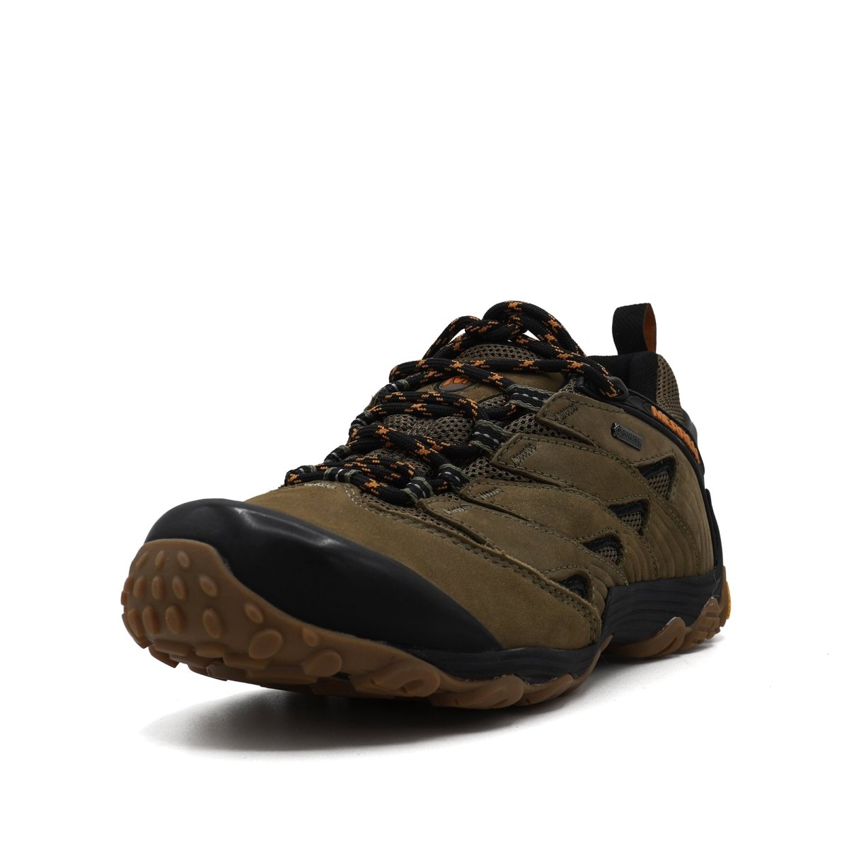 Merrell Cham 7 Gtx Men’S Gore Tex Waterproof Leather Hiking Shoe Dusty Olive J98289 Footwear by Merrell – Don't Panic Shoes