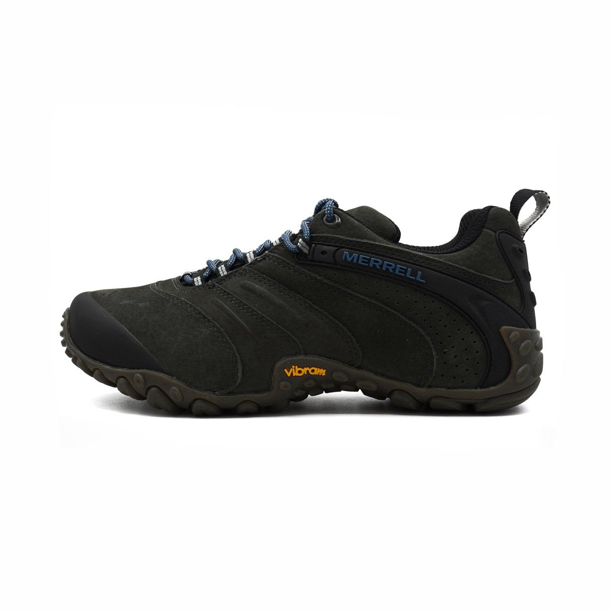 Merrell Cham Ii Mens Leather Beluga Dark Green Outdoor Hiking Trail Shoe Performance J09381 Footwear by Merrell – Don't Panic Shoes