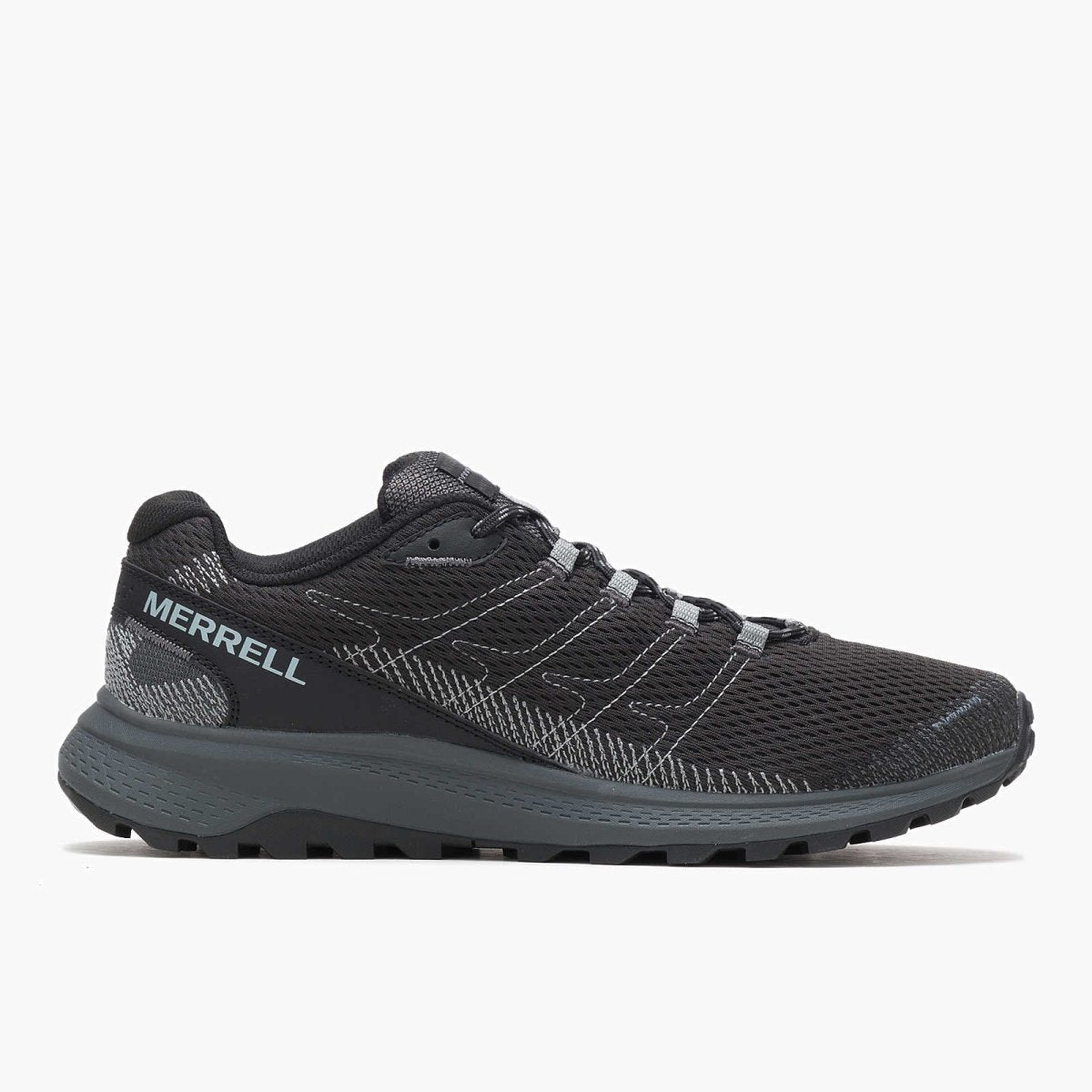 Merrell Fly Strike Men’S Black Trail Running Shoes Lightweight Breathable Comfort Performance J067157 Footwear by Merrell – Don't Panic Shoes