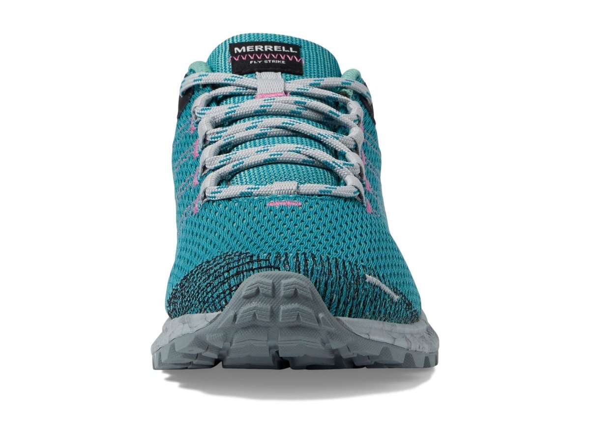 Merrell Fly Strike Womens Lightweight Breathable Trail Running Shoe Lake Jade J067620 Footwear by Merrell – Don't Panic Shoes