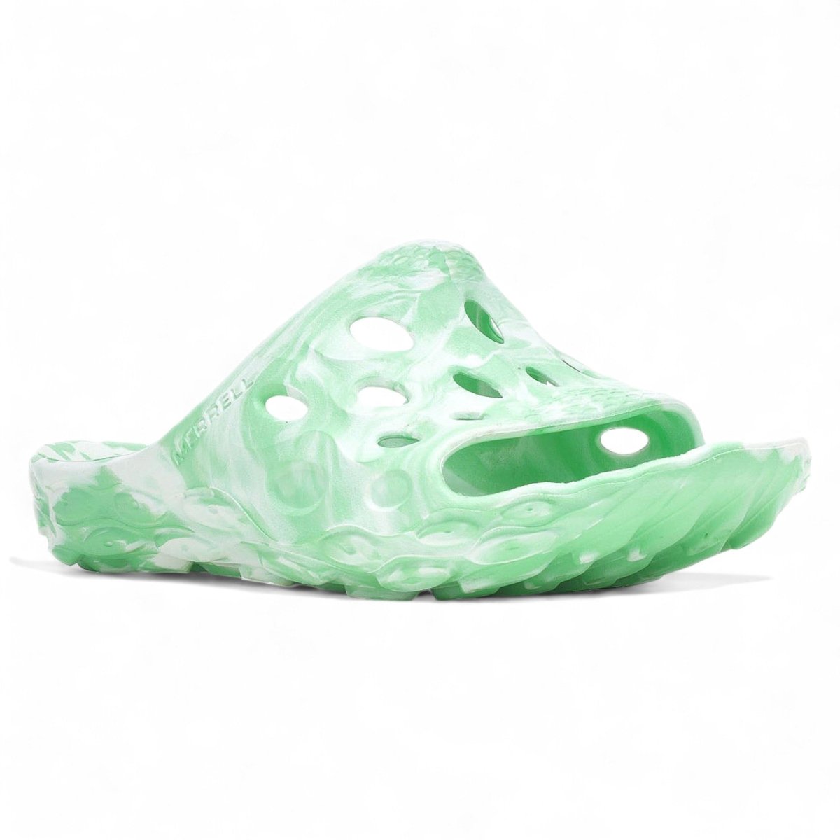 Merrell Hydro Slide Men’S Mint Slide Sandal Water Friendly Quick Dry Pool Beach J003979 Footwear by Merrell – Don't Panic Shoes