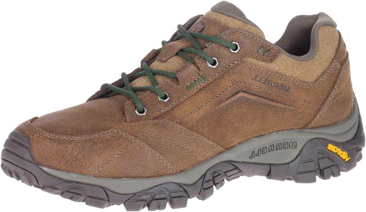 Merrell Moab Adventure Lace Men’S Earth Green Hiking Shoe J000447 Durable Trail Footwear Footwear by Merrell – Don't Panic Shoes