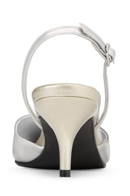 Mia Slingback Metallic by Vaila Shoes – Don't Panic Shoes