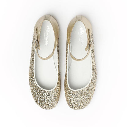 Michele Gold Adjustable Buckle Sandal Cushion Insole fashion by Childrenchic – Don't Panic Shoes