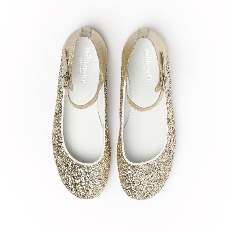 Michele Gold Adjustable Buckle Sandal Cushion Insole fashion by Childrenchic – Don't Panic Shoes