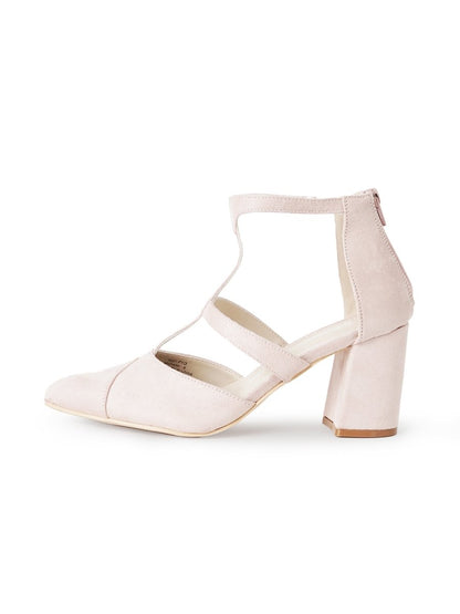 Michelle | Dusty Rose Heels by J.Adams – Don't Panic Shoes