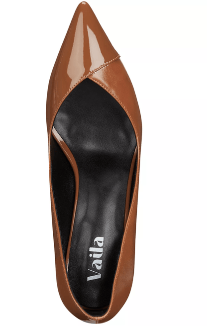 Michelle Pumps Coffee Shoes by Vaila Shoes – Don't Panic Shoes