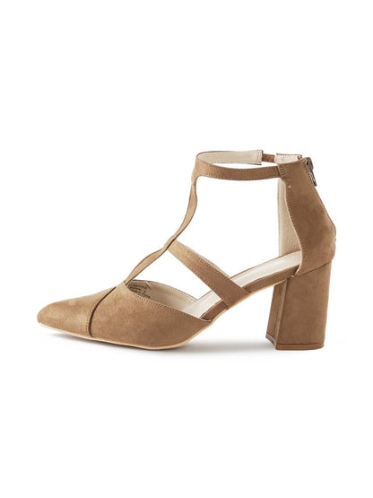 Michelle | Tan Heels by J.Adams – Don't Panic Shoes