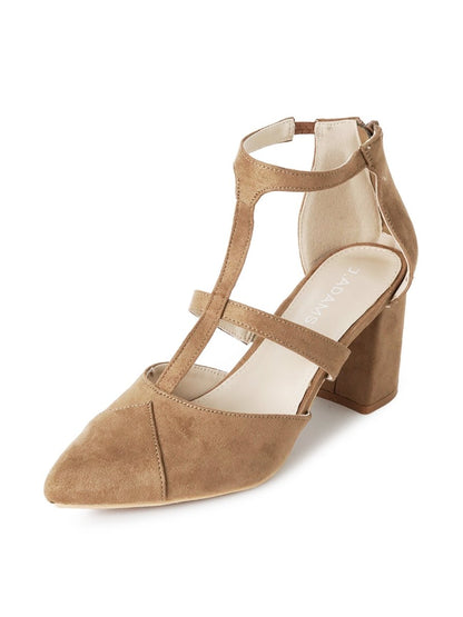 Michelle | Tan Heels by J.Adams – Don't Panic Shoes