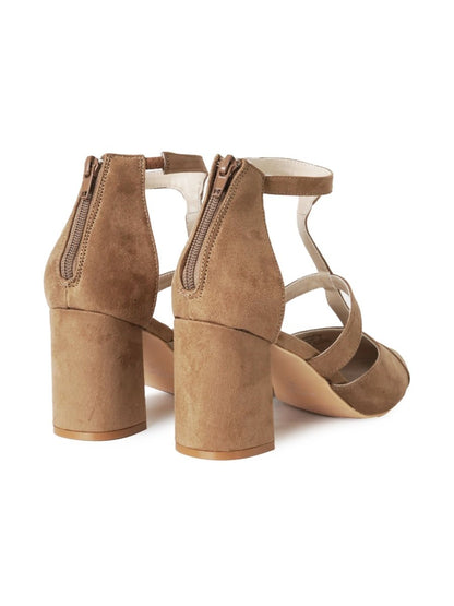 Michelle | Tan Heels by J.Adams – Don't Panic Shoes