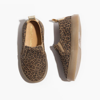 Micro Leopard Classic Slip On Kids - Slip - On Sneaker by Freshly Picked – Don't Panic Shoes