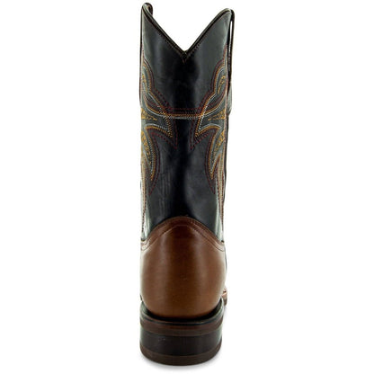Miel Square Toe Leather Cowboy Boots H4002 Cowboy Boots by Soto Boots – Don't Panic Shoes