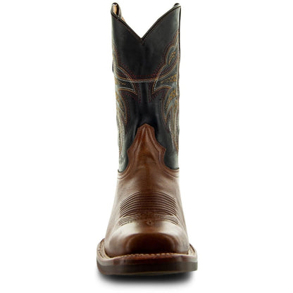 Miel Square Toe Leather Cowboy Boots H4002 Cowboy Boots by Soto Boots – Don't Panic Shoes