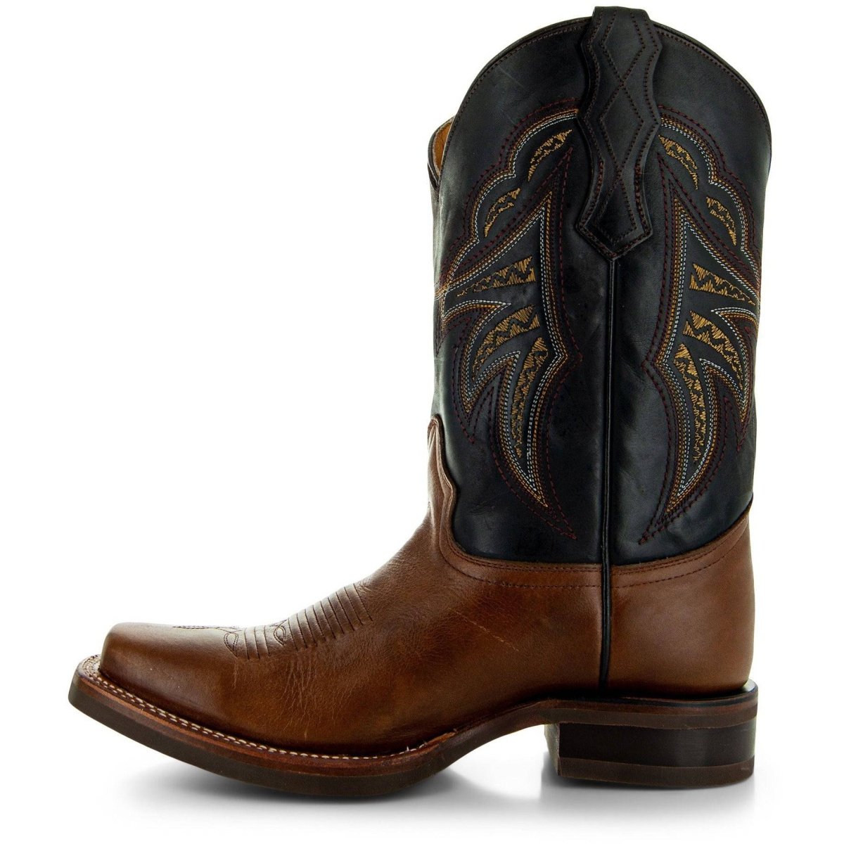 Miel Square Toe Leather Cowboy Boots H4002 Cowboy Boots by Soto Boots – Don't Panic Shoes