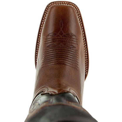 Miel Square Toe Leather Cowboy Boots H4002 Cowboy Boots by Soto Boots – Don't Panic Shoes