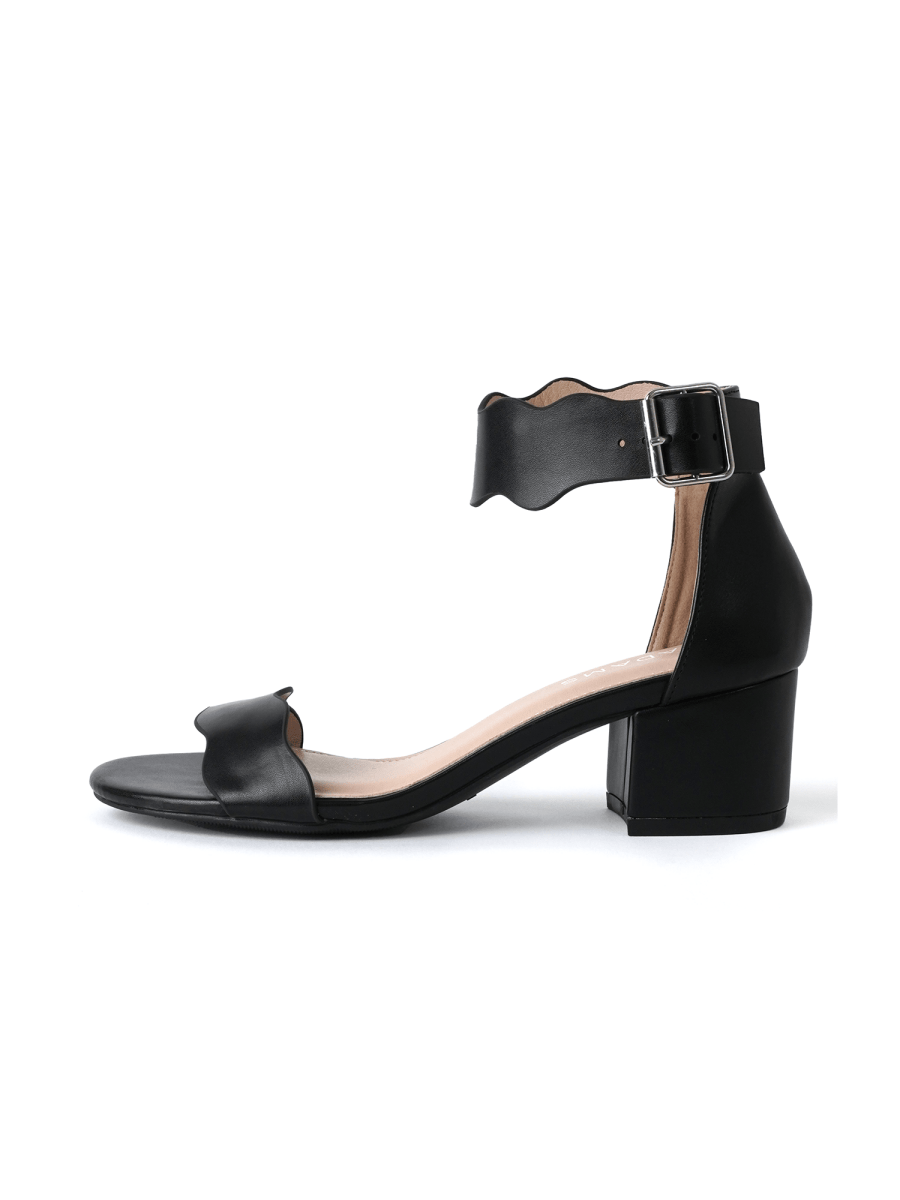 Mimi | Black Sandals by J.Adams – Don't Panic Shoes