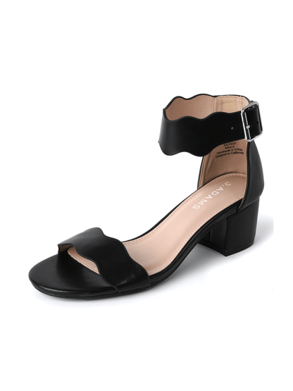 Mimi | Black Sandals by J.Adams – Don't Panic Shoes