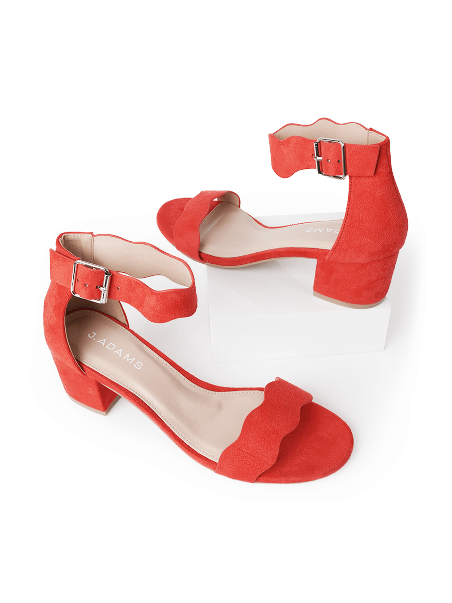 Mimi | Poppy Suede Sandals by J.Adams – Don't Panic Shoes