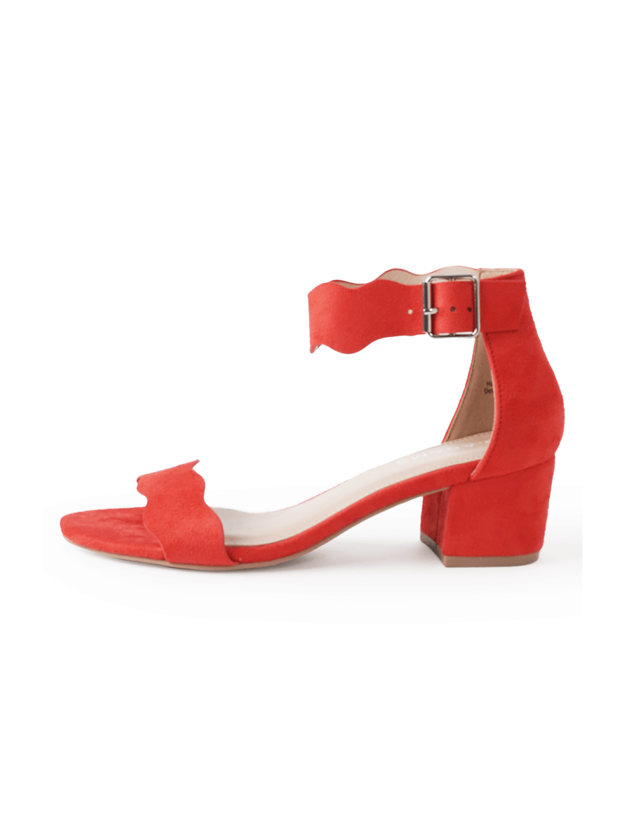 Mimi | Poppy Suede Sandals by J.Adams – Don't Panic Shoes