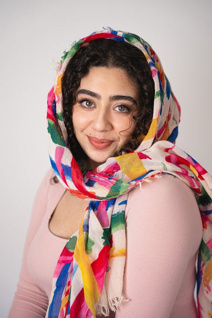 Miró Off White 50 Bamboo Fiber Handcrafted In Florence Bamboo Scarves by Mar Soreli – Don't Panic Shoes