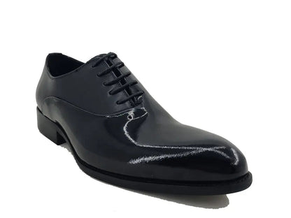 Mix Media Patent Leather Oxford Patent Leather Ks479 - 611p Shoes by Carrucci Shoes – Don't Panic Shoes