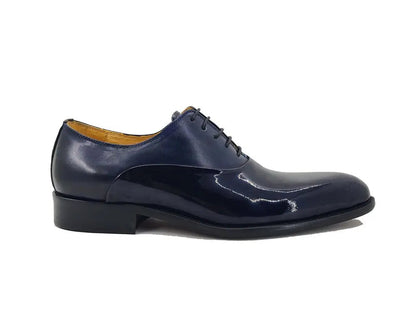 Mix Media Patent Leather Oxford Patent Leather Ks479 - 611p Shoes by Carrucci Shoes – Don't Panic Shoes