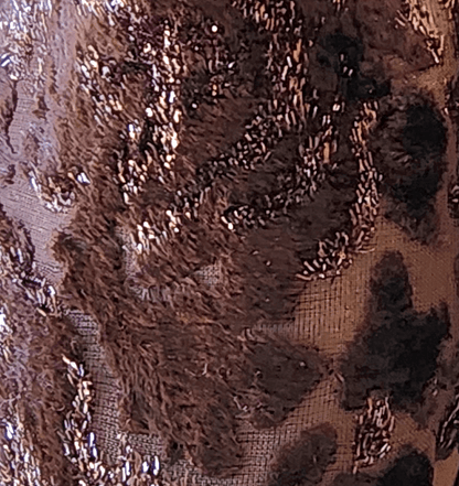 Moirette Burn Out Lurex Women’S Velvet Marrone Slip On by Mar Soreli – Don't Panic Shoes