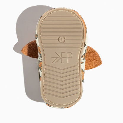 Monarch Butterfly Knotted Bow Baby Shoe Knotted Bow Mocc by Freshly Picked – Don't Panic Shoes