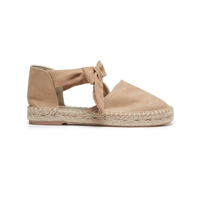 MontSe Women’s Nude Ankle Tie Espadrille Made In Spain Seasonal Core Ss by Childrenchic – Don't Panic Shoes