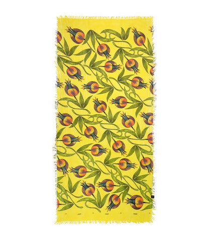 Mucha Mustard Yellow 71 Bamboo Fiber Florence Italy Bamboo Scarves by Mar Soreli – Don't Panic Shoes