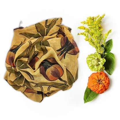 Mucha Mustard Yellow 71 Bamboo Fiber Florence Italy Bamboo Scarves by Mar Soreli – Don't Panic Shoes