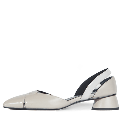 Natalia Flats Grey Shoes by Vaila Shoes – Don't Panic Shoes