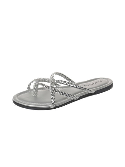 Natalie | Silver Sandals by J.Adams – Don't Panic Shoes