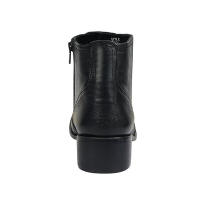 Natty Leather Ankle Length Women Boots Boots by Libertyzeno – Don't Panic Shoes