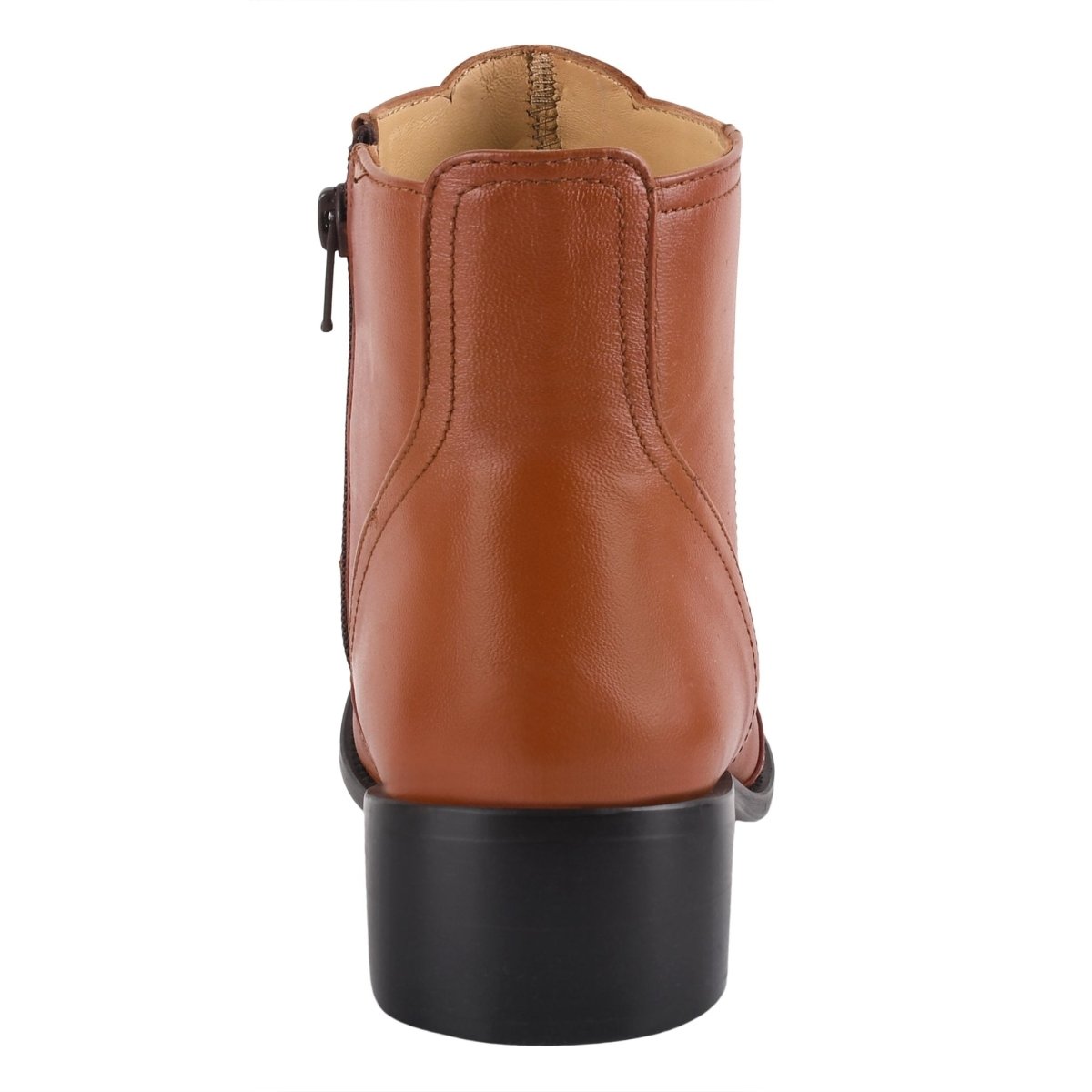 Natty Leather Ankle Length Women Boots Boots by Libertyzeno – Don't Panic Shoes